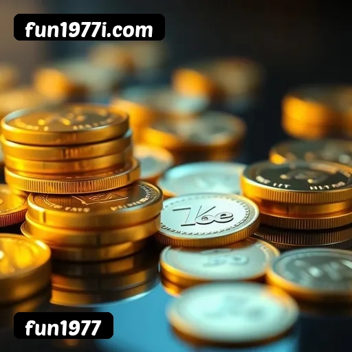 App fun1977 para iOS e Android — interface mobile, login biométrico e PIX integrado
